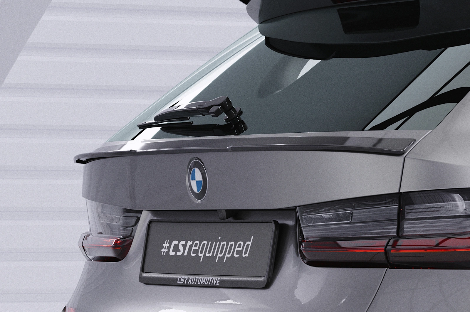 Achterspoiler BMW 3-serie G21 (2019–heden) Glans Zwart – CSR Automotive