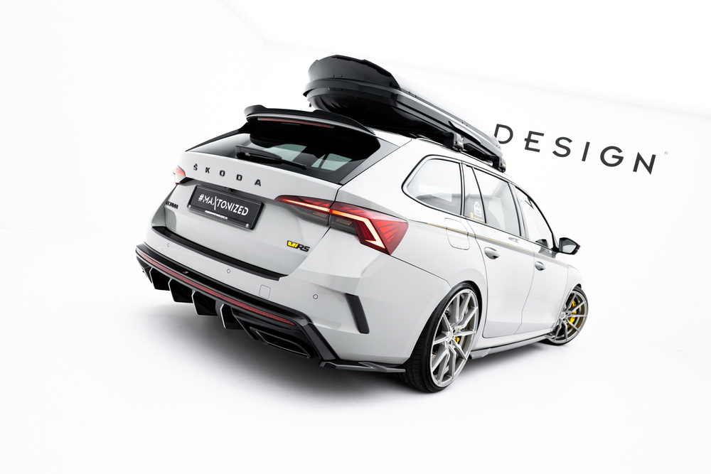 Achterzij Spoilers V.7 Skoda Octavia RS Liftback / Combi MK4 Maxton
