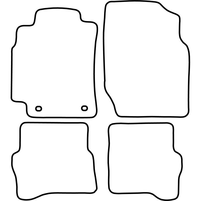 Automatten Nissan Almera 5-drs 00-