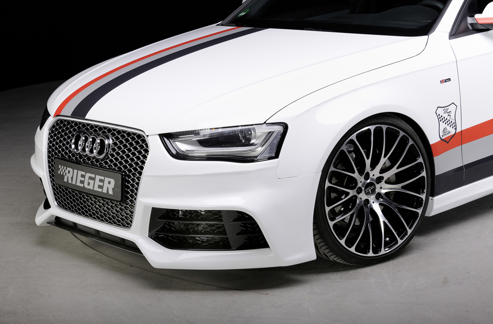 Voorbumper Grill Audi A4/S4/RS4 RS4 Rieger 2012
