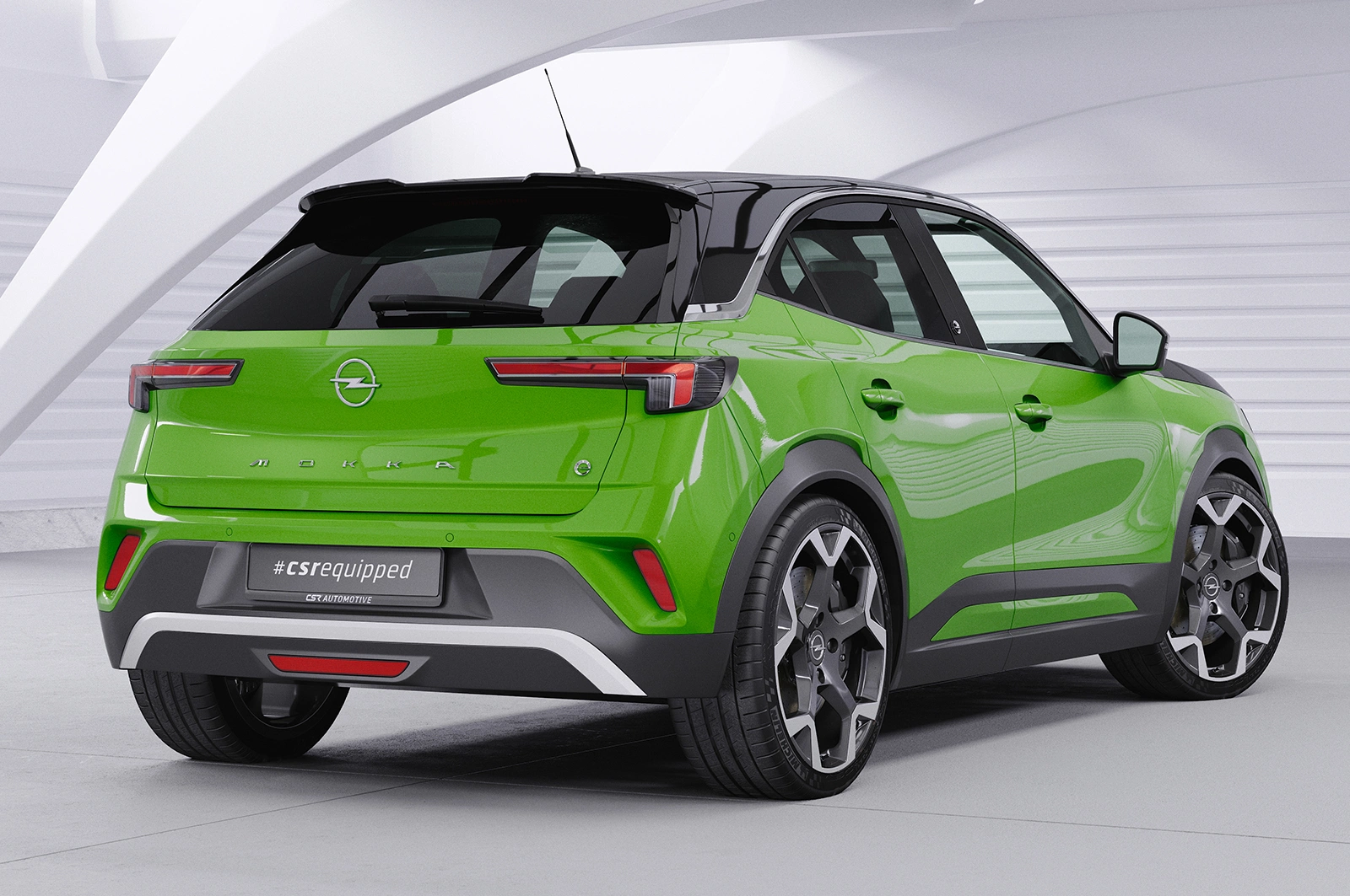 Achterspoiler Opel Mokka B glans zwart