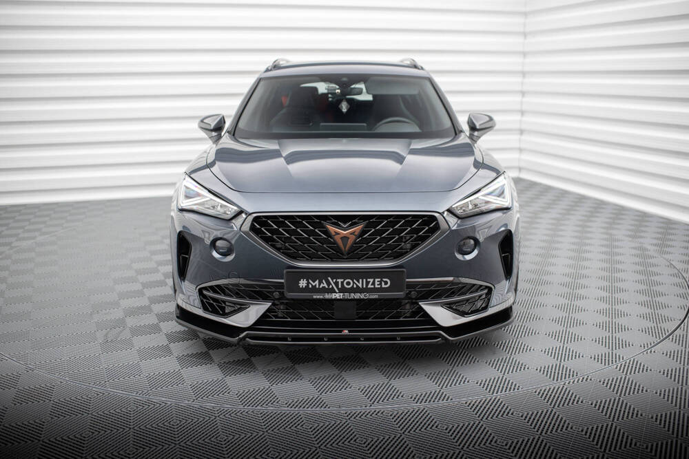 Voorspoiler V.5 Cupra Formentor Maxton Glans Zwart