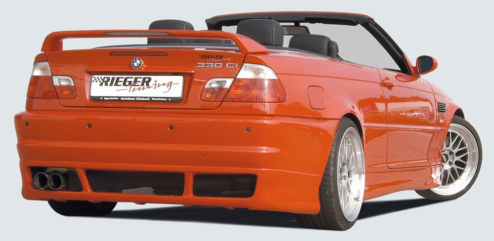 Voorbumper CS look BMW E46 coupe/cabrio Rieger