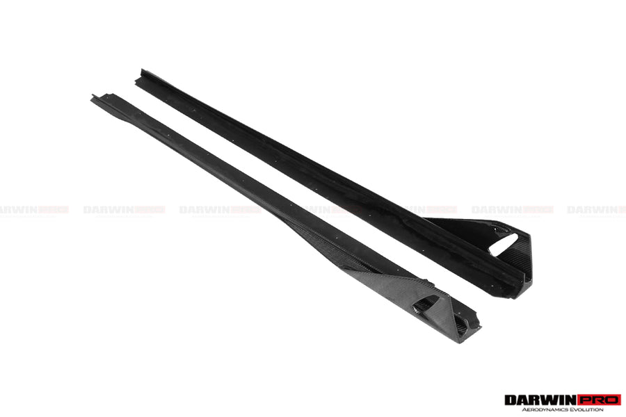 2015-2020 Lamborghini Huracan LP610/LP580 AO Style Carbon Fiber Zijskirts