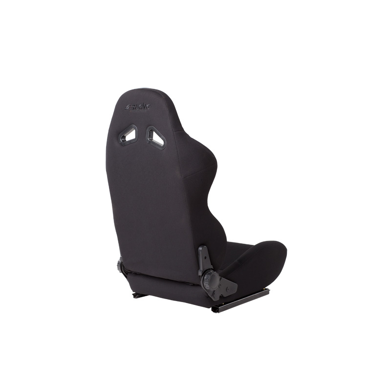 Simoni Racing Sportstoel Max - Zwart - Dubbelzijdig Verstelbaar - incl. Sledes
