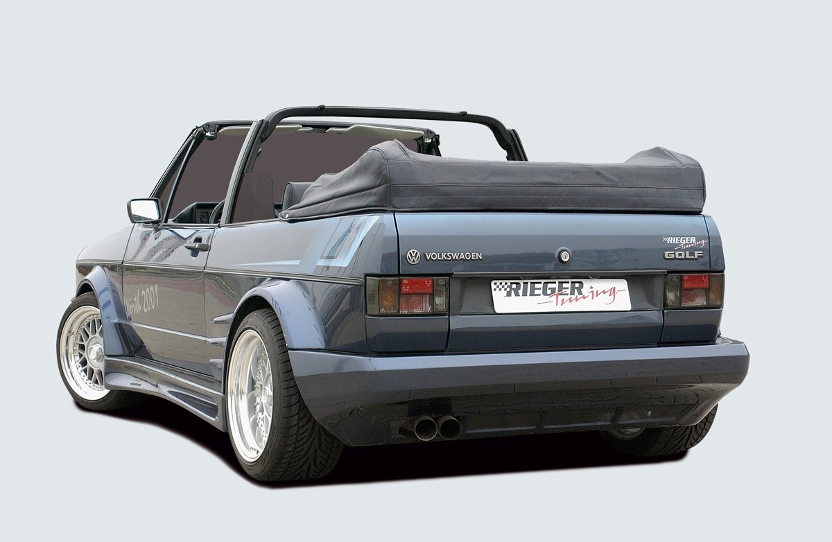 Achterbumper Breedversie l VW Golf I Polyester Rieger