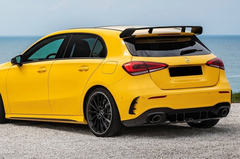 Mercedes A-Klasse W177 A35 AMG Canards Achterzijde 2018-Up