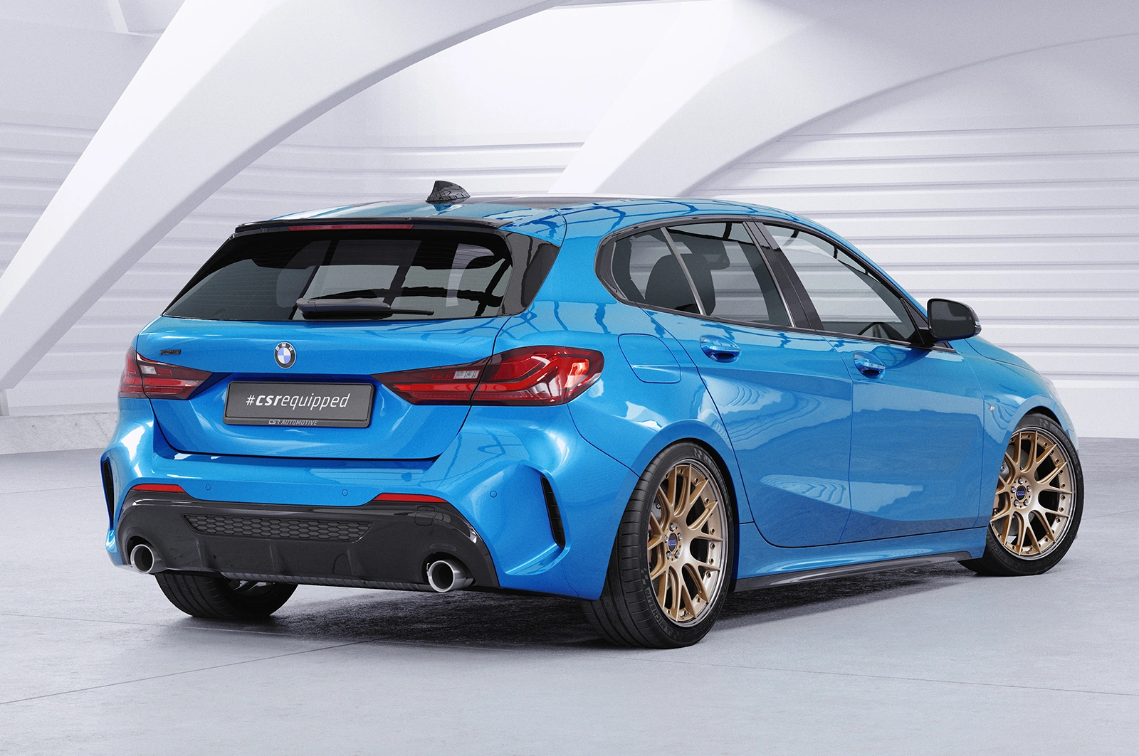 Achterspoiler BMW 1er F40 Glans Zwart (2019 - heden)
