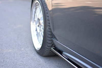 Zijskirts VW Golf 6 GTI / GTD Glans Zwart