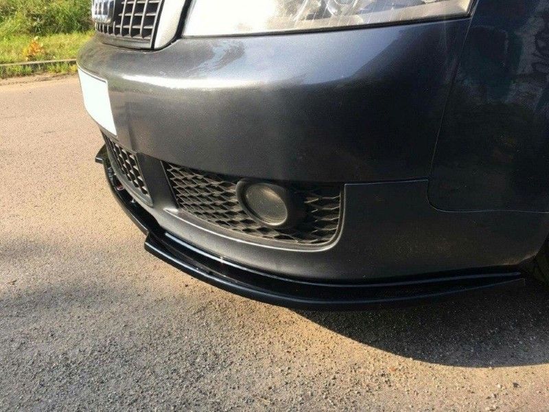 Voorspoiler Audi A4 S-Line B6 V.2 Glanzend Zwart