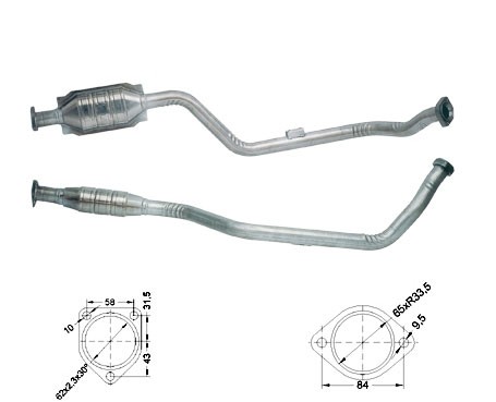 Mercedes C250D 2497 cc 83 Kw / 113 cv W202 Magnaflow CAT Bouwjaa