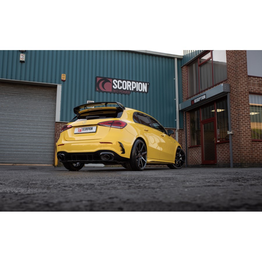Scorpion Uitlaat Mercedes A-Class A35 AMG geen demper geen kleppen