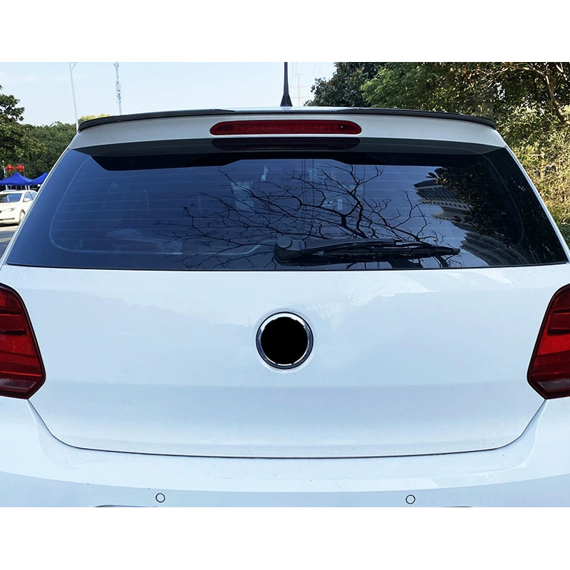 Dakspoiler (Spoiler Cap)  Volkswagen Polo 6R/6C 2009-2017 (ABS Glanzend zwart)