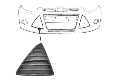 LUCHTGRILLE ONDER RECHTS Binnen FORD FOCUS 02/11 > 14
