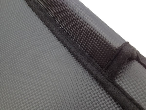 Steenslag/Auto Bra Carbon Mercedes X204 GLK 09-, zwart skai lede