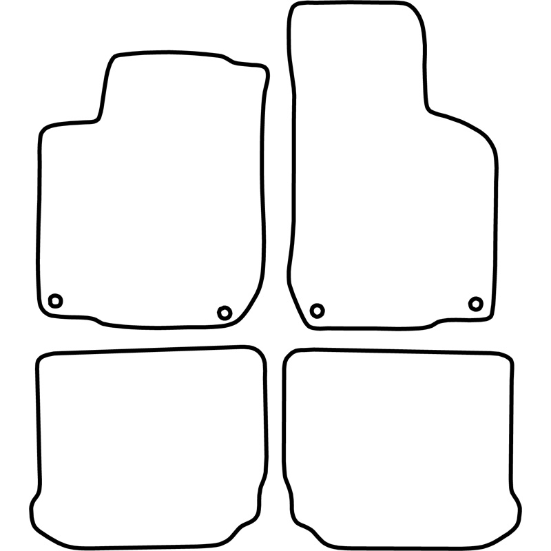 Automatten Velours  Volkswagen Bora 1998-2005