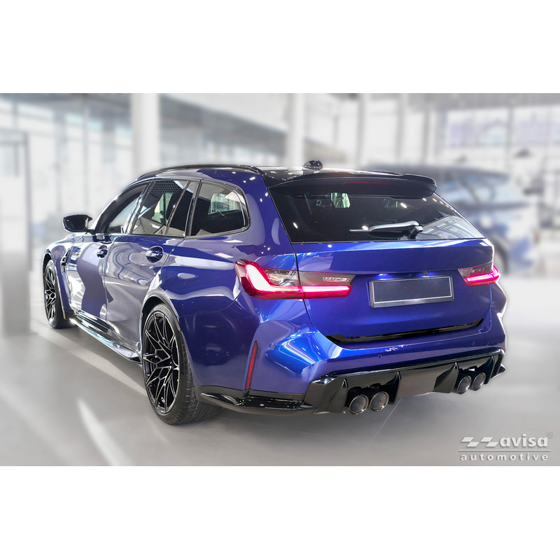 Avisa Zwart Chroom RVS Kofferbak Sierlijst  BMW 3-Serie Touring (G21) M-Sport Facelift 2022-