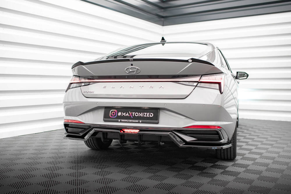 Diffuser Hyundai Elantra 2020 - 2023 Maxton Glans Zwart