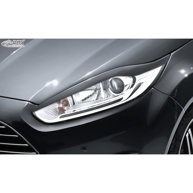 Koplampspoilers  Ford Fiesta VII Facelift 2012-2017 (ABS)