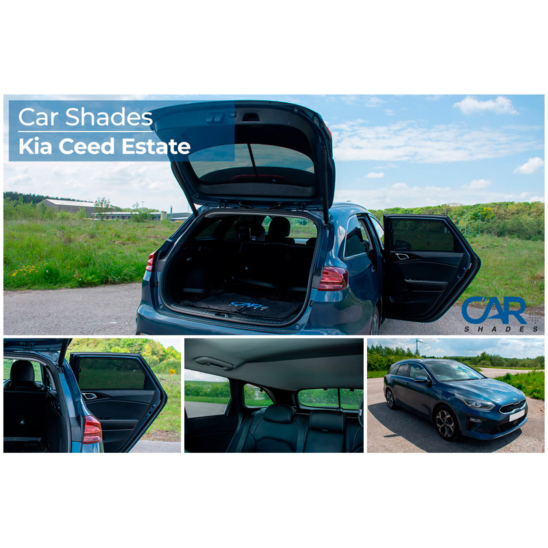 Set Car Shades  Kia Cee'd (CD) SW Wagon 2018- (6-delig)
