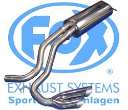 FOX RVS Einddemper VW Golf IV Sidepipe