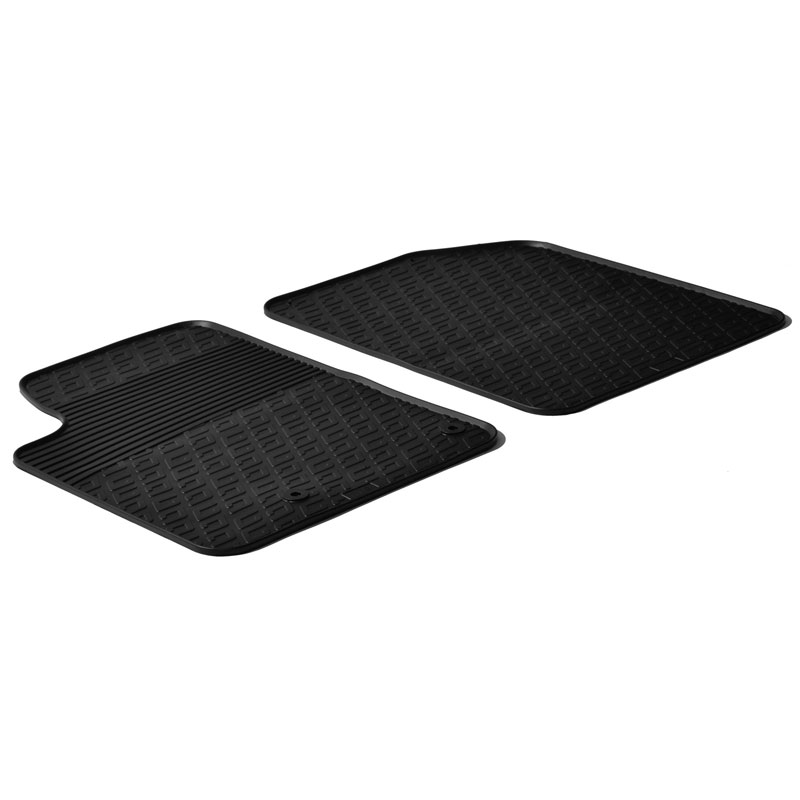 Rubbermatten  Citroen Berlingo / Peugeot Partner 2002-2008 (G profiel 2-delig + montageclips)