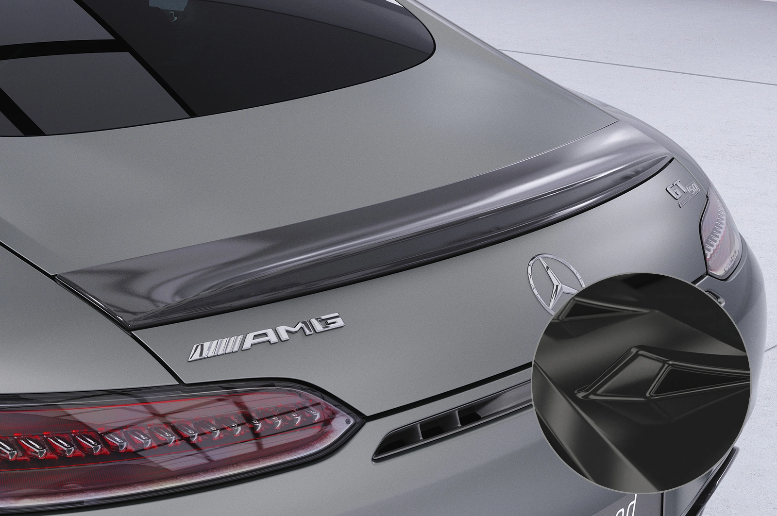 Achterspoiler Mercedes-Benz AMG GT (190) Glans Zwart - CSR Design