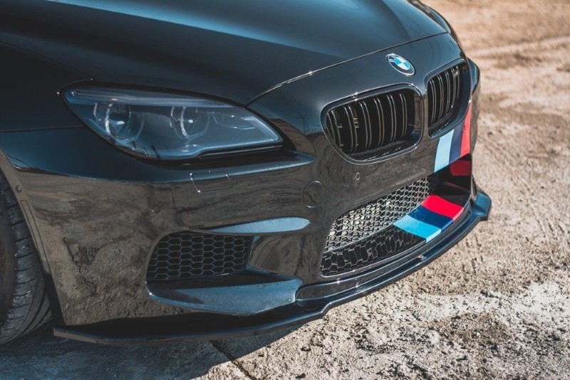 Voorspoiler BMW M6 GRAN COUPÉ V.2 Glanzend Zwart