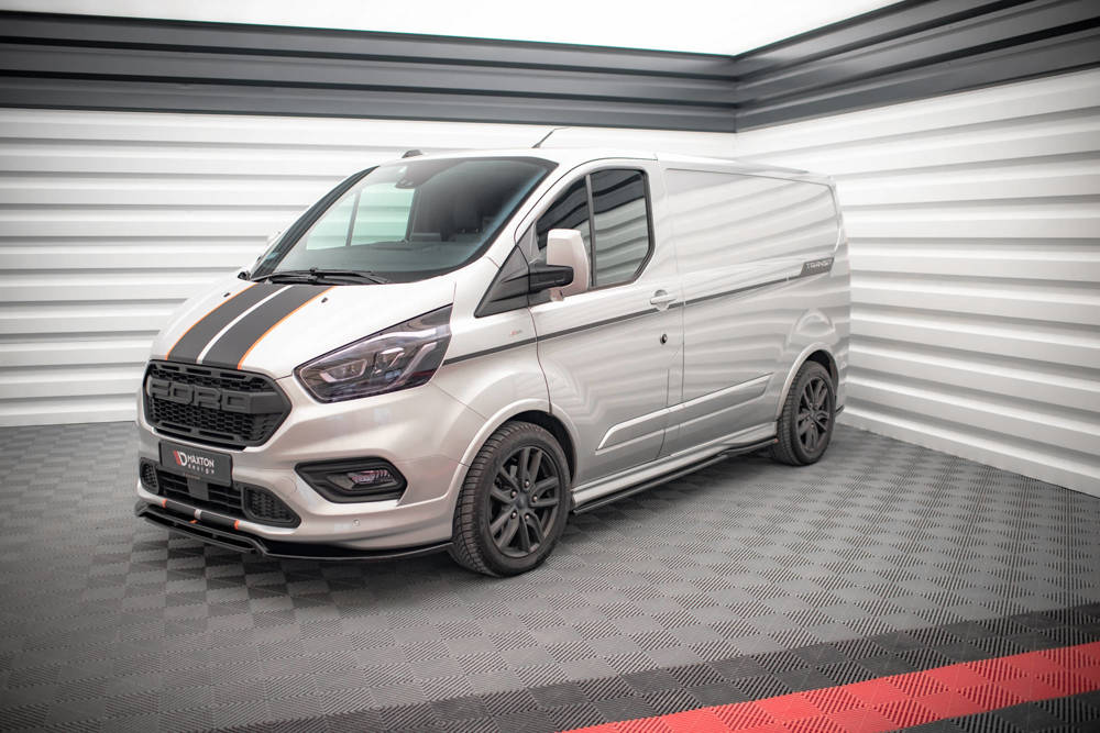 Zijskirts Ford Transit Custom ST Line Mk1 FL Maxton Glans Zwart
