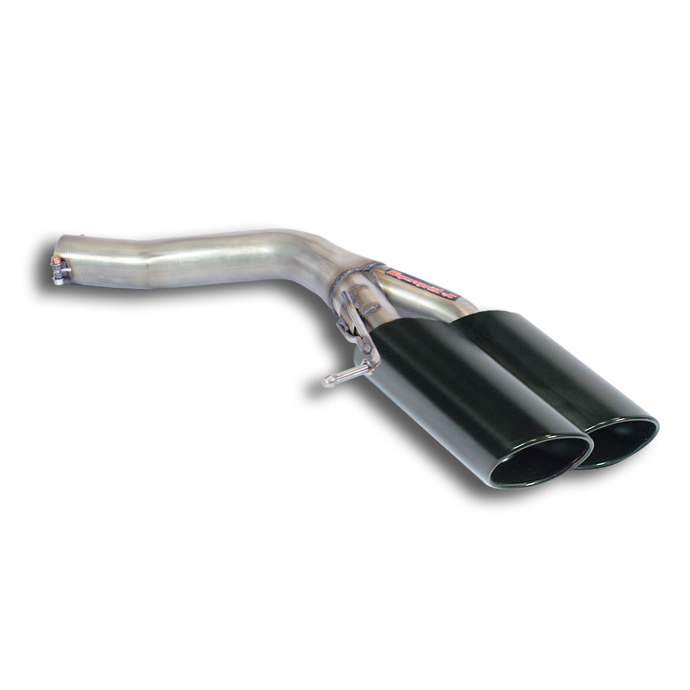 AUDI A6 C7 4G 2.0 TDI (150 - 190 Hp) 2015 ->2018 Rear pipe Right 100x75 BLACK (Muffler delete)