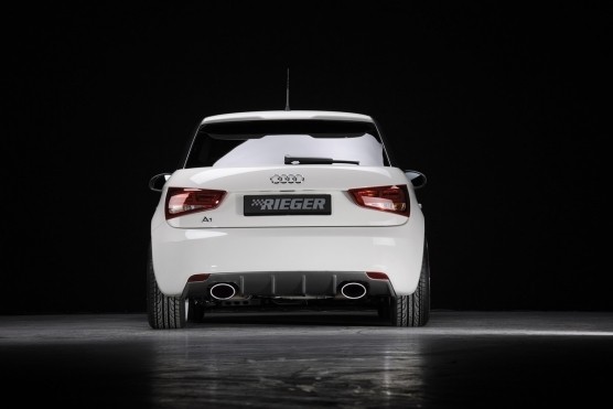 Rieger Achteraanzet Audi A1 8X 2010- Carbon Duplex