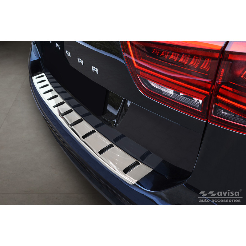 RVS Achterbumperprotector  Volkswagen Sharan II & Seat Alhambra II 2010- 'STRONG EDITION'