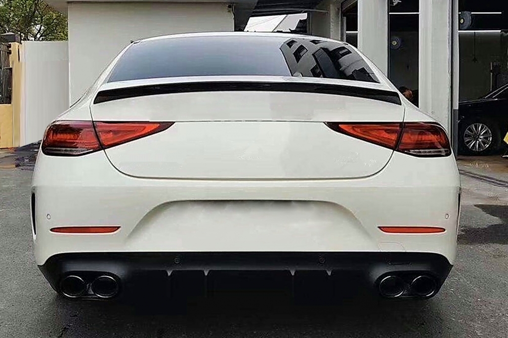 Spoiler Glans Zwart Mercedes CLS C257 2018-