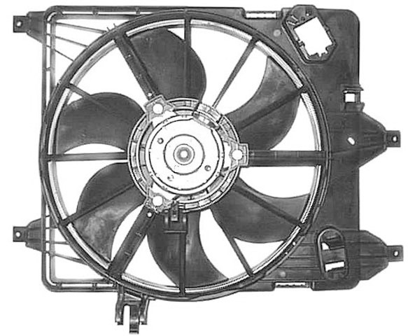 Aircofan +A/C Clio B 01-04 380mm 1.2/1.2-16V +AC