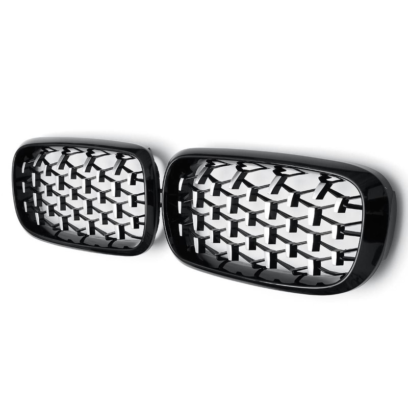 Grills BMW X5 F15 X6 F16 2013-2018 Exclusive Glanzend Zwart/Alu