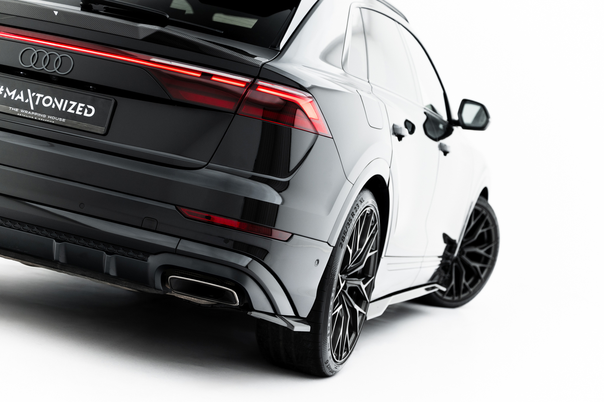 Prepreg Carbon Fiber Rear Side Splitters Audi Q8 S-Line Mk1 Facelift – Maxton Design