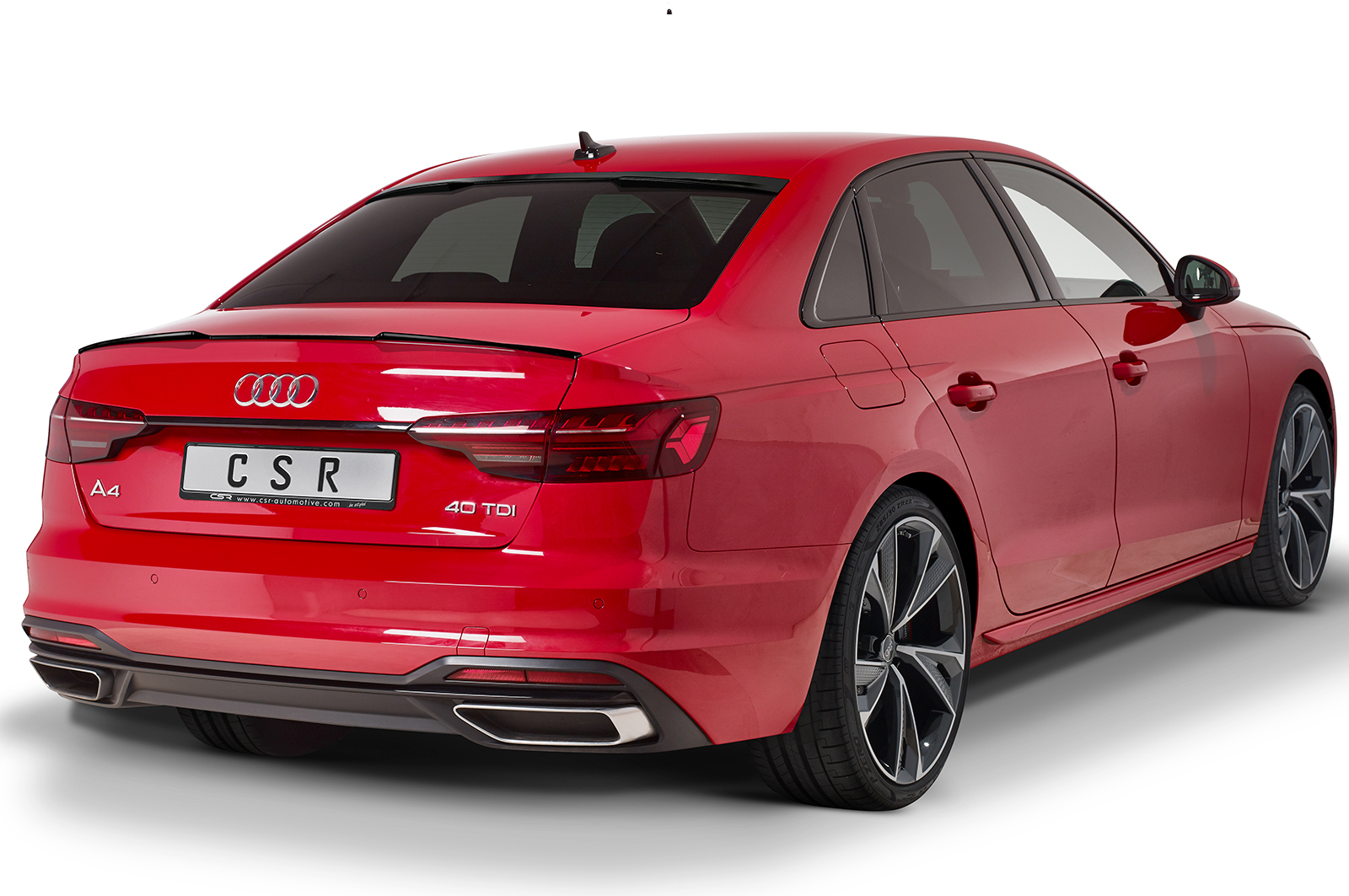 Spoiler Audi A4/S4 B9 (8W) CSR Glans Zwart