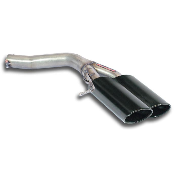 AUDI A6 C7 4G (Sedan + Avant) QUATTRO 3.0 BiTDI V6 (313 Hp) 2012 -> 2014 Rear pipe Right 100x75 BLAC