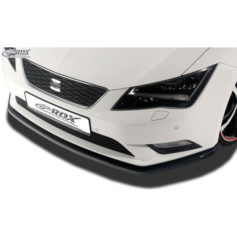 Voorspoiler  Seat Leon 5F SC/5-deurs/ST 2013-2017 excl. FR/Cupra (ABS zwart glanzend)