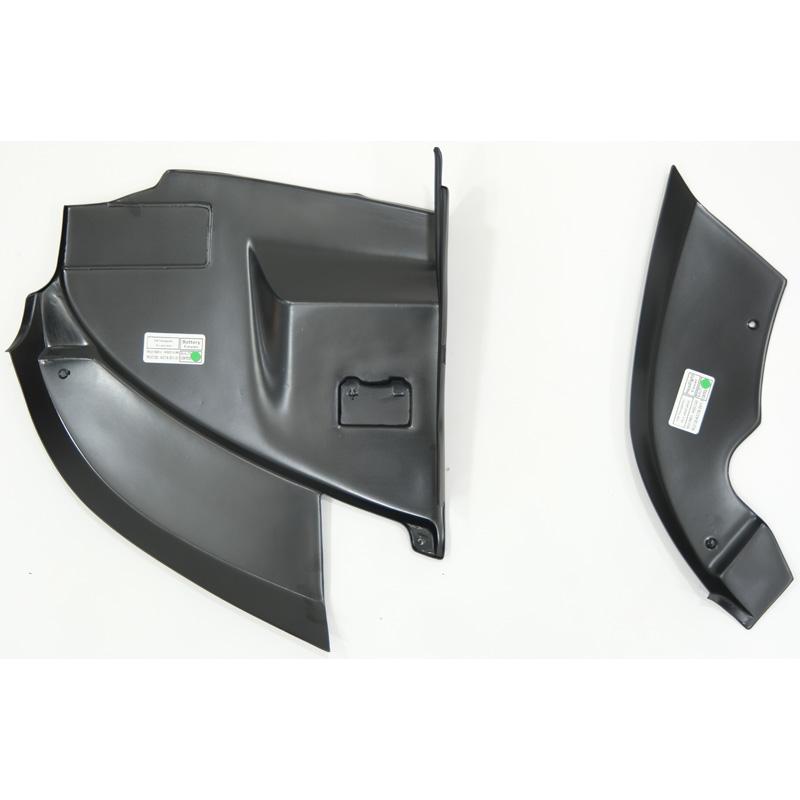 Accu- & Koplampcovers  Volkswagen Transporter T5.1 2010-2015 - Matzwart