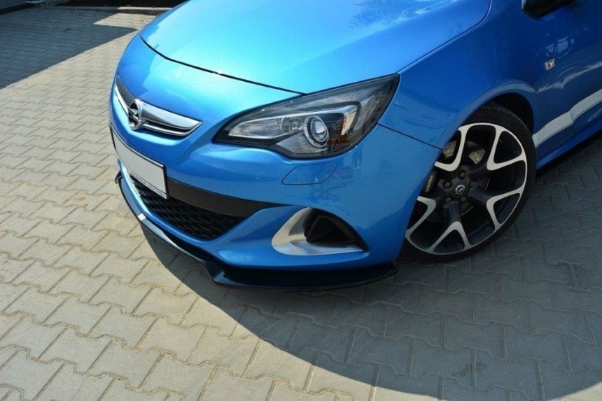 Voorspoiler Opel Astra J OPC/VXR Maxton Design glans zwart V.2