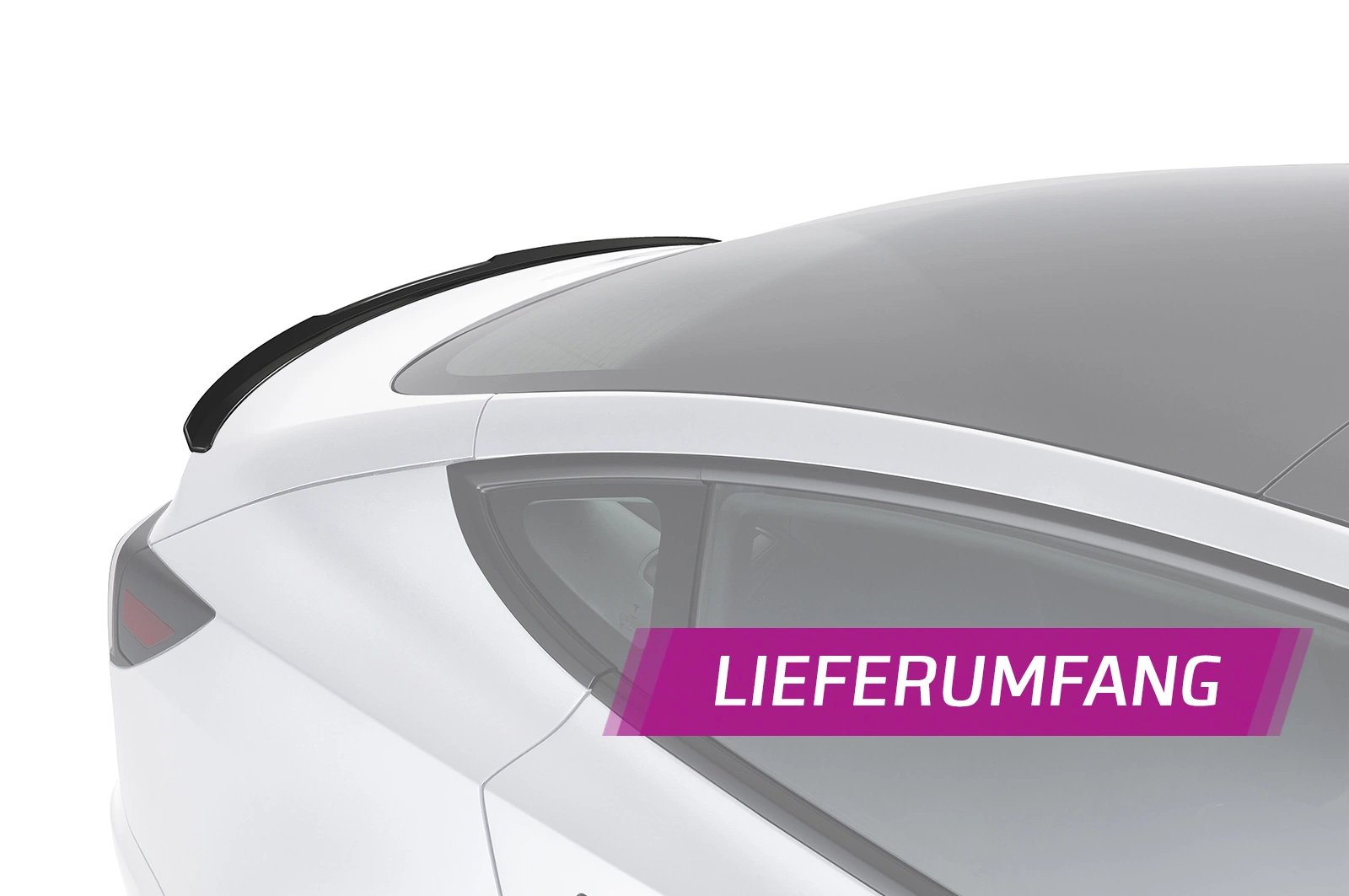 Achterspoiler Tesla Model 3 2017–heden (incl. Facelift) – CSR Automotive – Glans Zwart