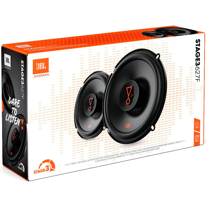 JBL Stage 3 627F 6.5'' (16cm) Speakerset (zonder grill)