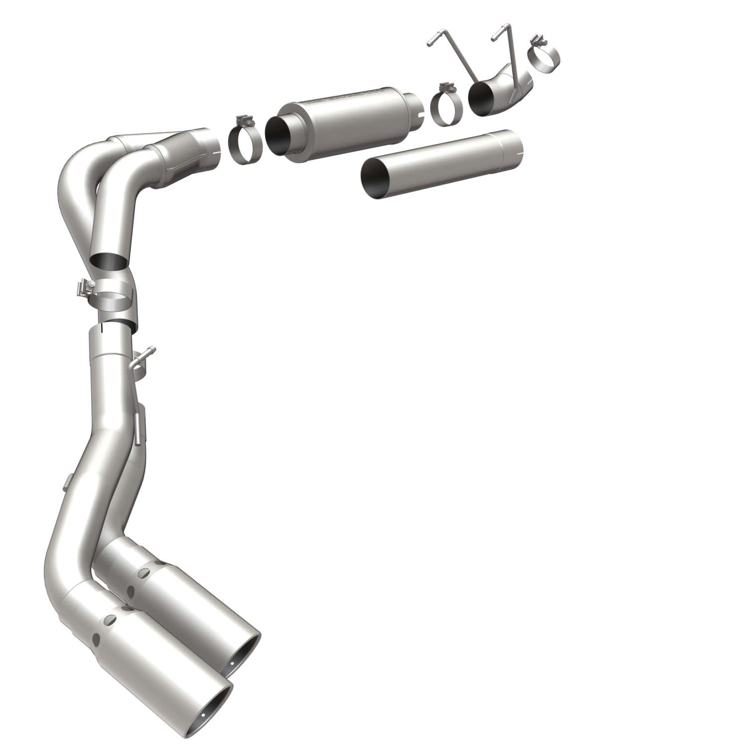 Dodge Cat-Back 07 Dodge Ram 6.7L duals Magnaflow Cat-Back