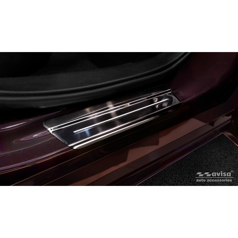 Zwart RVS Instaplijsten  Nissan Juke II 2019- 'Special Edition' - 4-delig