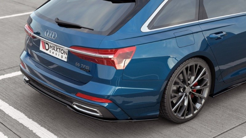 Diffuser V.1 Audi A6 S-Line Avant C8 Maxton Glans Zwart