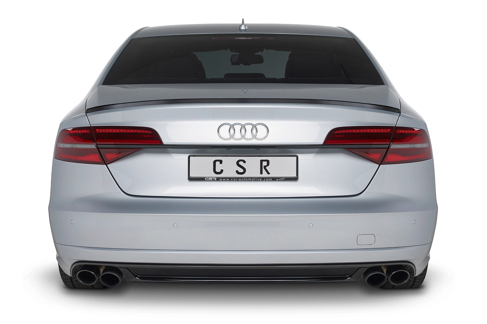 Achterspoiler Audi A8 / S8 D4 (Typ 4H) (2009–2017) Glans Zwart – CSR Automotive