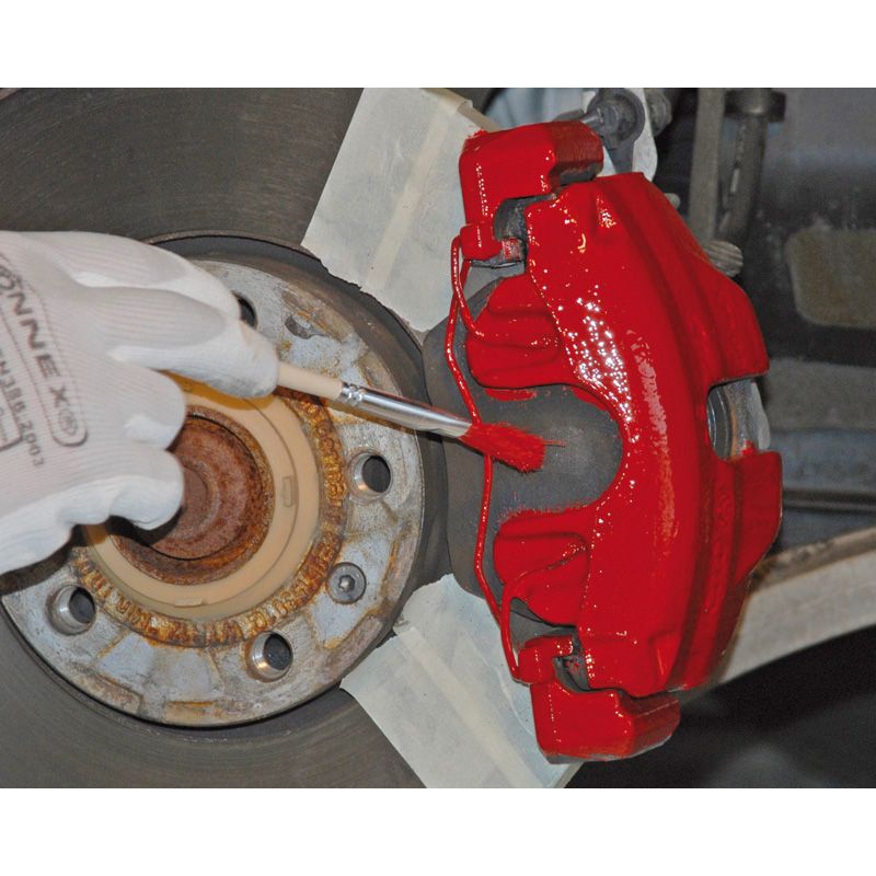 Foliatec Remklauwlakset - racing rosso - 3 Componenten