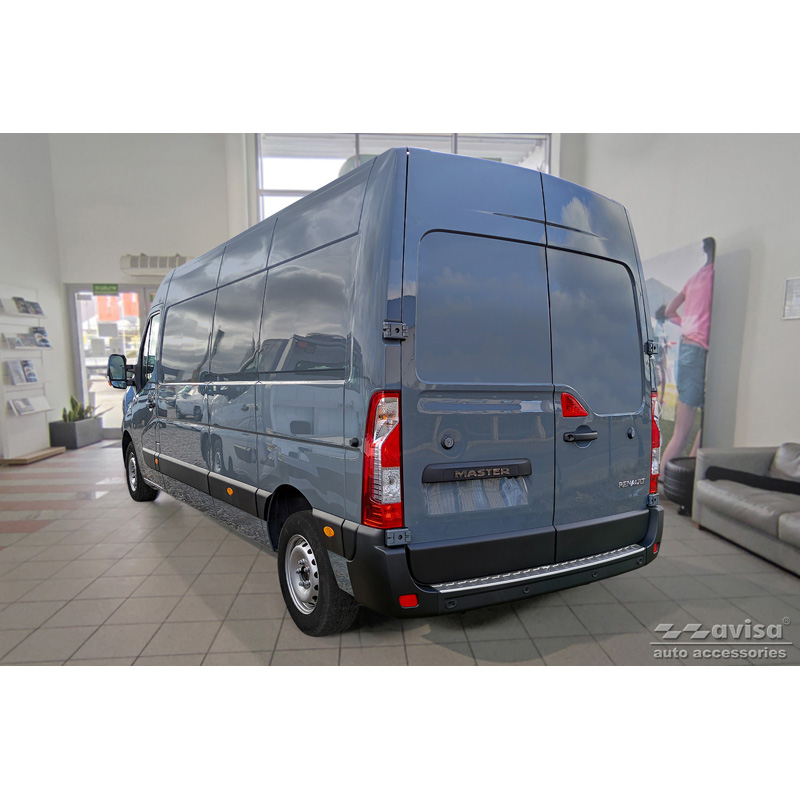 RVS Achterbumperprotector  Opel Movano / Renault Master III 2010-2018 & 2018-2021 'Ribs'