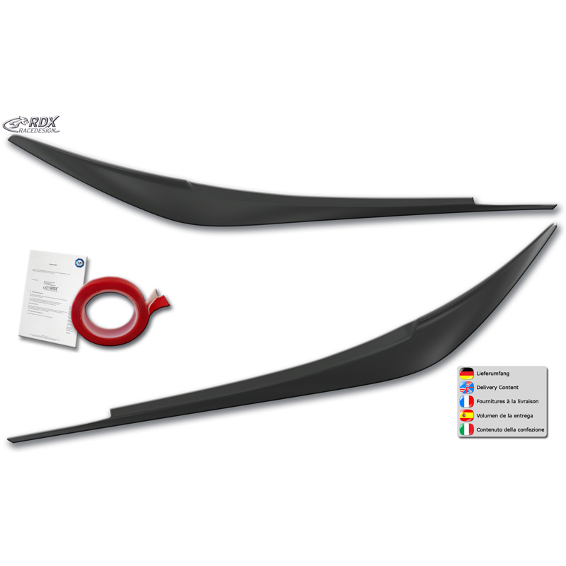 RDX Koplampspoilers  Mazda 6 (GJ/GL) 2018-2024 (ABS)
